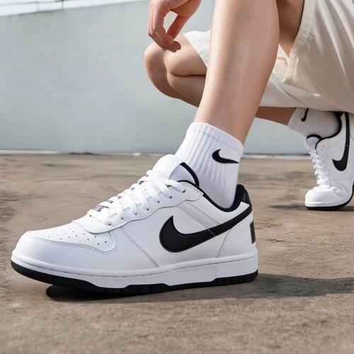 NIKE耐克男鞋低帮复古小白鞋板鞋