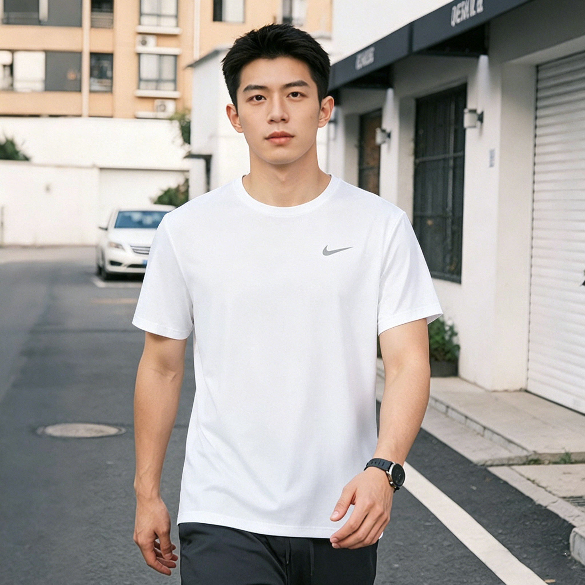 Nike耐克正品短袖男2026夏季新款跑步运动健身服透气冰丝速干T恤