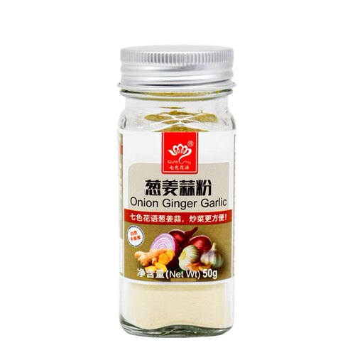 葱姜蒜粉 家用玻璃瓶装  Onion Ginger garlic powder 50g