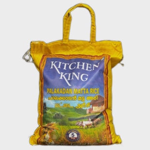 Indian food kitchen king Palakadan Matta RICE india rice 5kg