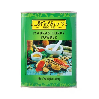 Indian MADRAS CURRY POWDER 印度玛德拉斯咖喱粉masala咖喱250g