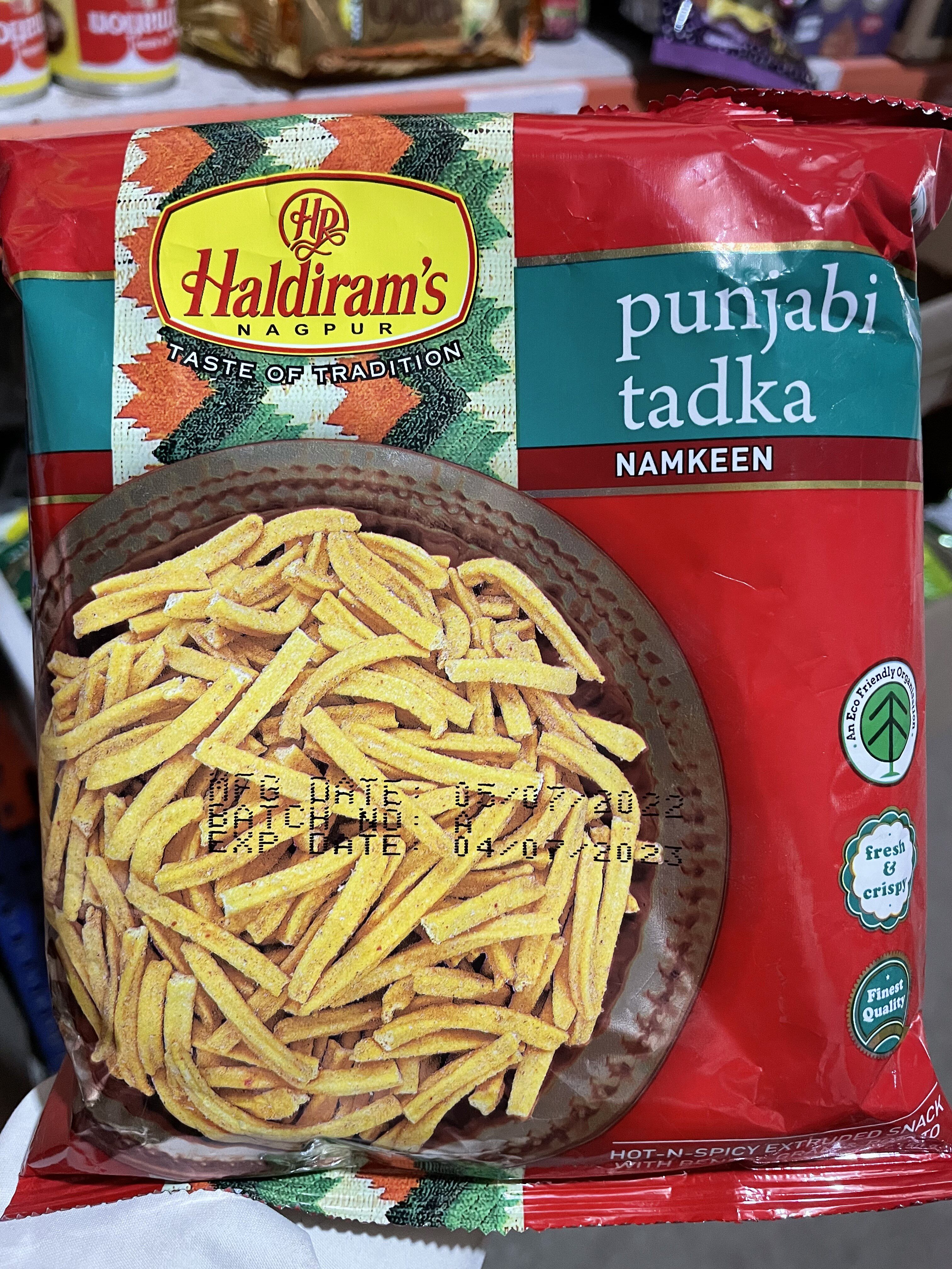 印度小吃零食 haldirams punjabi tadka snacks  namkeen