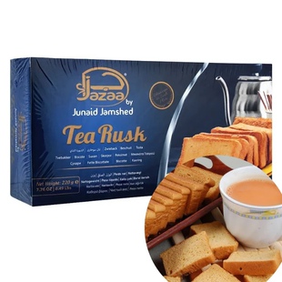 JAZAA TEA RUSK 巴基斯坦进口烘烤面包干奶茶伴侣 220g rusk
