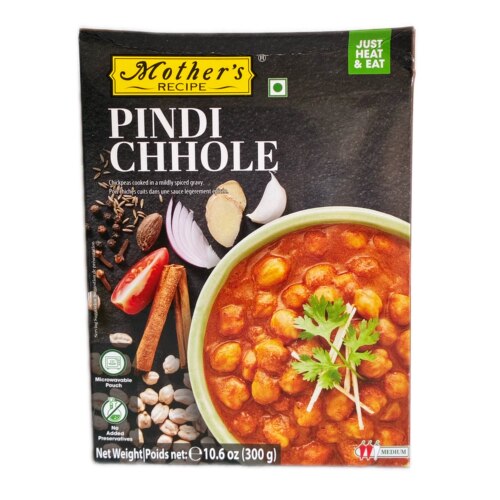 Indian ready meals Ready to eat mother's  Pindi chhole  300g