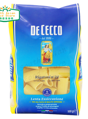 De Cecco #24 Rigatoni Pasta 500g 得科粗短直纹花通型意大利面