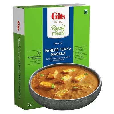 Ready meals Ready to eat Gits paneer Tikka masala 速食咖喱