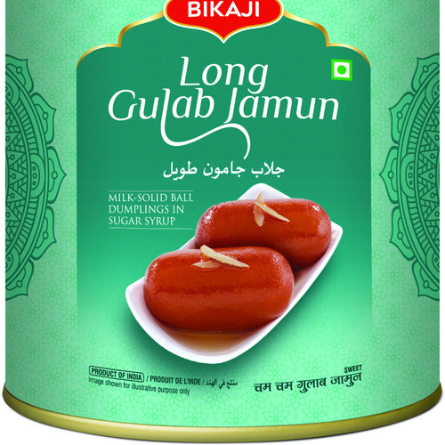 Long Gulab Jamun Indian Sweets 1KG 印度汤圆玫瑰球点心甜品
