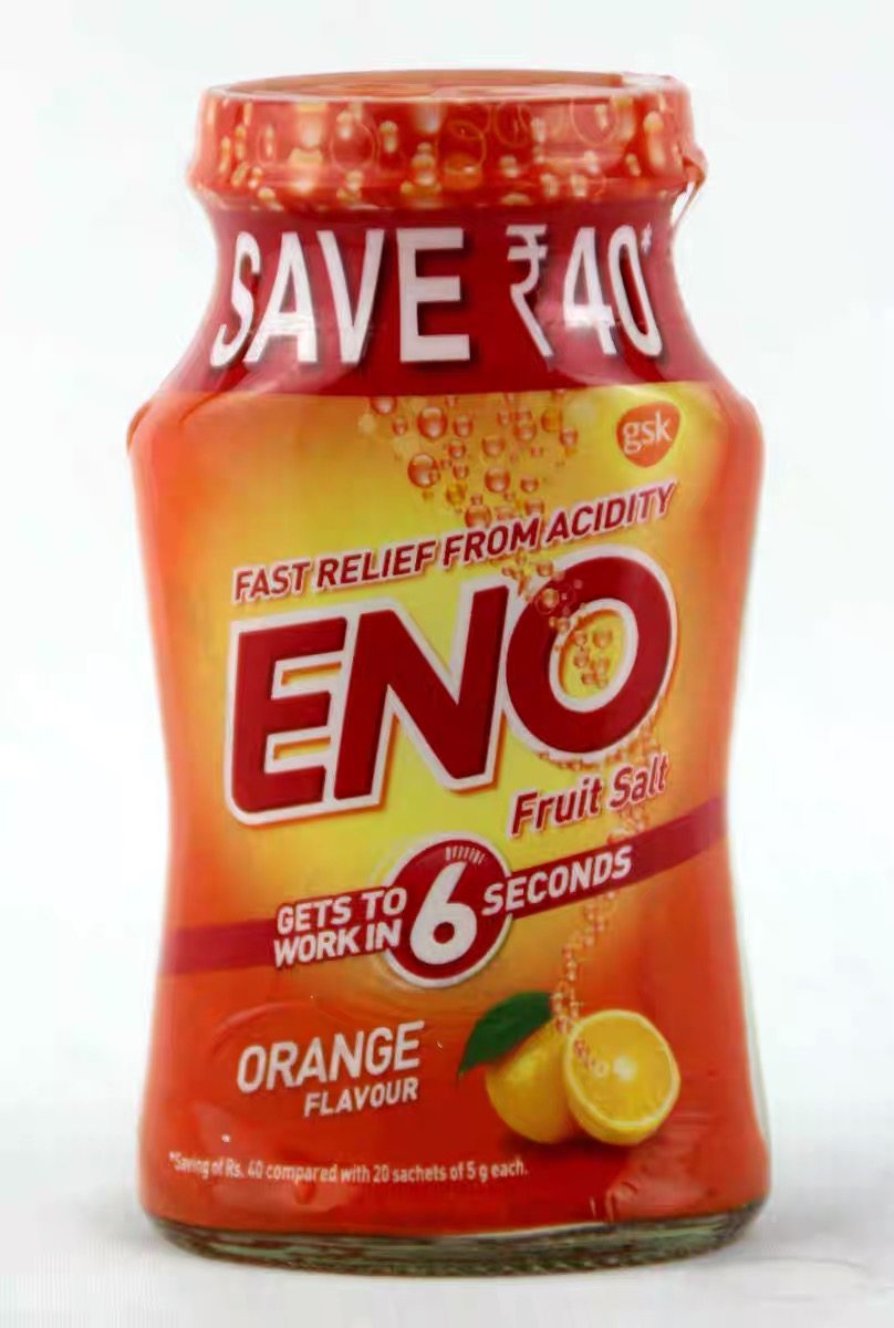 eno fruit salt orange flavour 100g