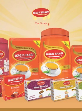 Wagh Bakri Tea Jar Indian tea 450g印度进口罐装红茶粉450克