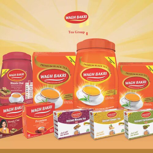 Wagh Bakri Tea Jar Indian tea 450g印度进口罐装红茶粉450克