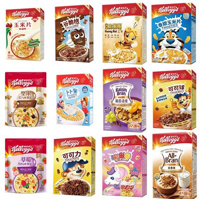 家乐氏早餐营养麦片 Corn flakes 泰国 Coco pops 全麦维All bran