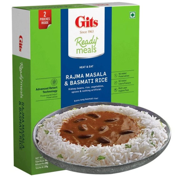 Ready meals Ready to eat Gits rajma masala & basmati rice