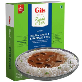 Ready meals Ready to eat Gits rajma masala & basmati rice