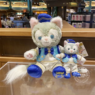 上海迪士尼国内代购5周年杰拉多尼毛绒公仔手偶托尼公仔小猫咪娃