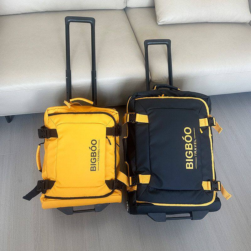 行李箱牛津布轻便拉杆包大容量旅行包学生拉杆箱女登机防雨防水男