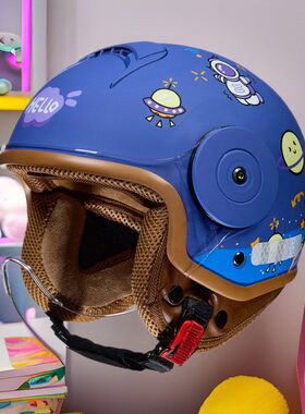 BYB新国标A类3C认证儿童四季款宝宝头盔卡通电动车头盔摩托车头盔