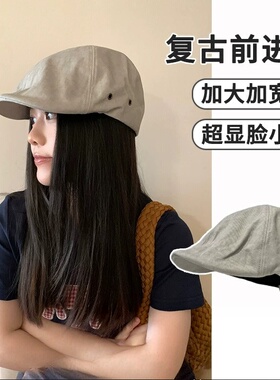 日系复古做旧水洗棉前进帽