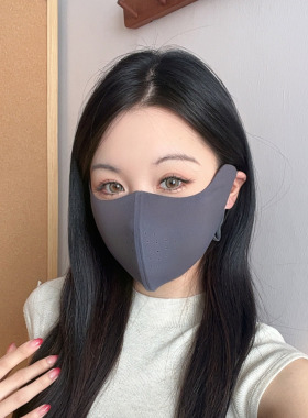 保暖口罩女秋冬季时尚豹纹高颜值