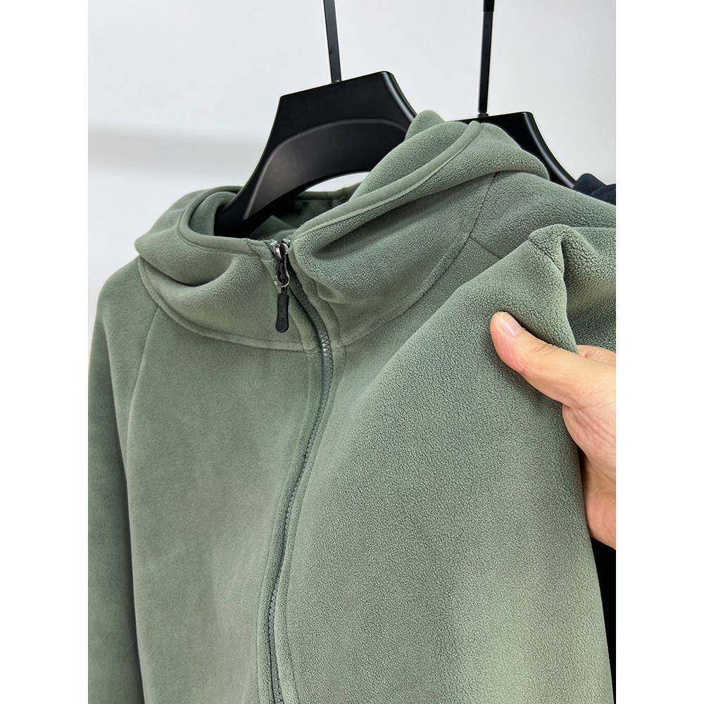 MAROLIO~出口法国！奥粒绒开衫卫衣男秋冬款加厚休闲保暖连帽夹克,男装,秀禾服,淘宝优惠券,粉丝福利购,淘宝优惠卷