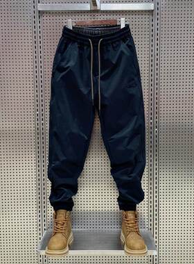 Mostarsea~穿出时尚感！工装裤男束脚宽松百搭纯色潮牌帅气休闲裤