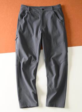 Mostarsea~加绒软壳冲锋裤男冬季防风耐磨保暖加绒弹力直筒休闲裤