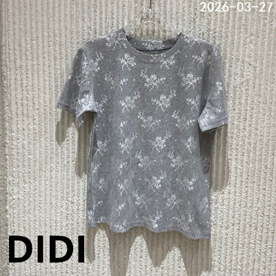 欧货复古印花宽松短袖休闲T恤