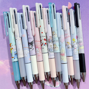 百乐juice up中性笔三丽鸥限定chiikawa多功能3色水笔合一模块笔