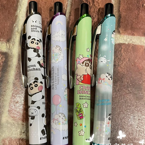 新款派通蜡笔小新联名限定中性笔