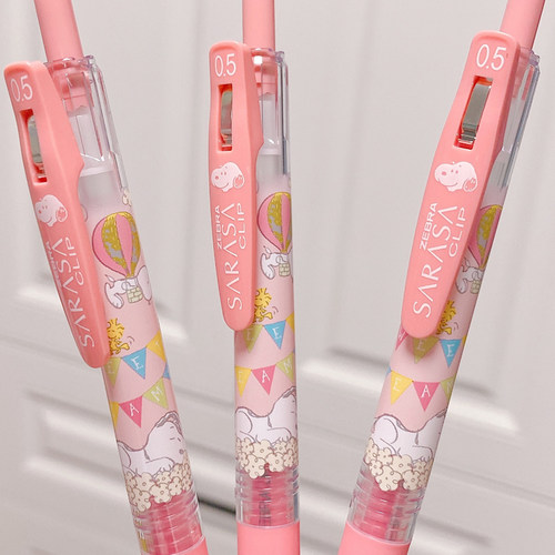 热气球史努比日本斑马中性笔