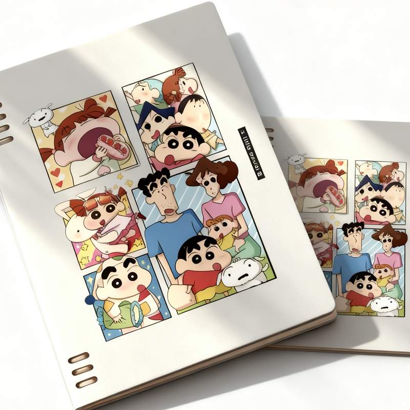 国誉一米新纯DIY蜡笔小新活页本