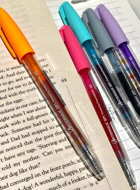 日本派通ANTERIQUE联名pentel国誉kokuyo按动彩色速干中性笔GP1