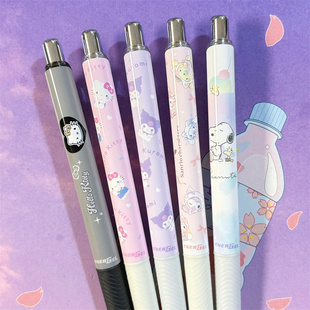 三丽鸥家族库洛米kt史努比限定速干中性笔 现货日本派通pentel新款
