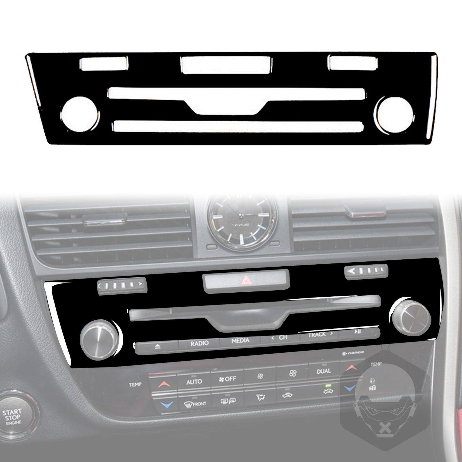 适用16-19雷克萨斯RX300 270 200T 450H CD面板钢琴黑汽车内饰,电动车/配件/交通工具,更多电动车零/配件,淘宝优惠券,粉丝福利购,淘宝优惠卷