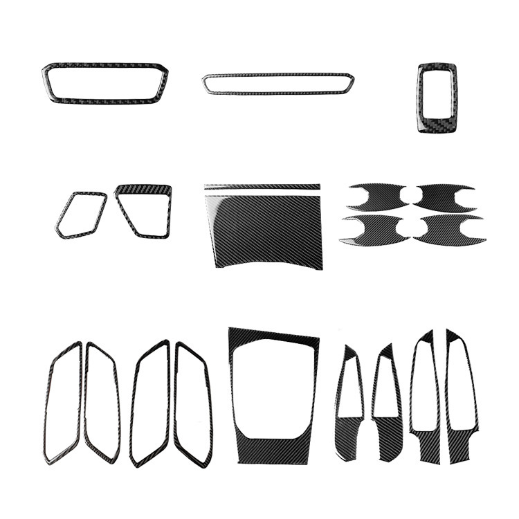 适用宝马新3系G20 G28 2019-2020款碳纤维切内装饰改装配件贴件