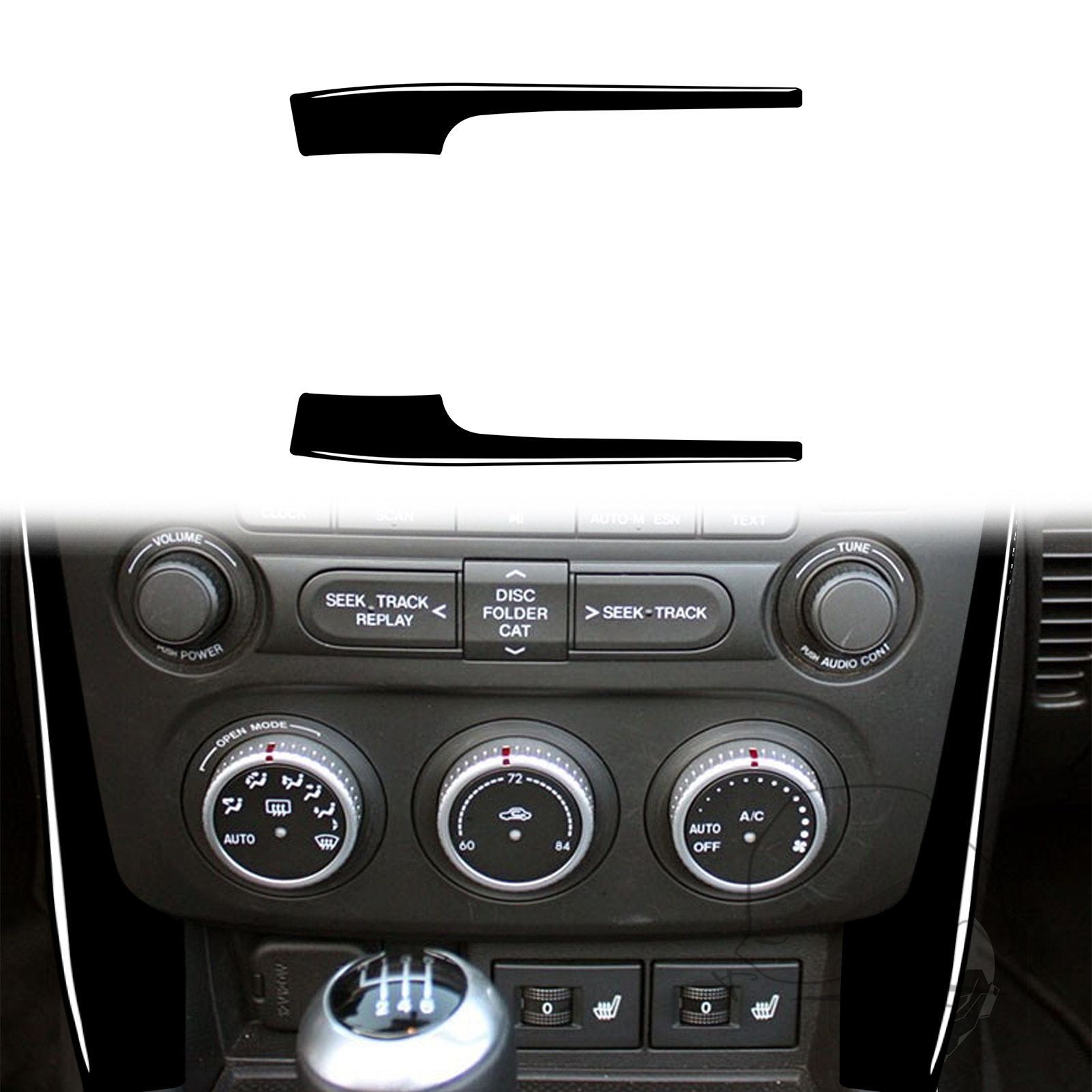 适用于2009-2015马自达MX5 NC CD空调面板两侧钢琴黑汽车内饰改装,电动车/配件/交通工具,更多电动车零/配件,淘宝优惠券,粉丝福利购,淘宝优惠卷