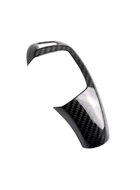 适用宝马12345系F20F30F31F34档把盖碳纤维车把手杠面板控制罩贴