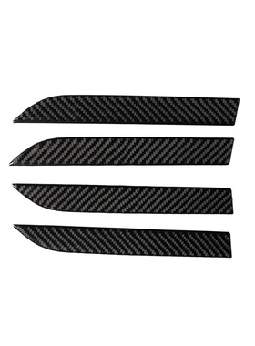 适用model17-19特斯拉-S/3碳纤维 车门 外门开门拉手面板装饰配件