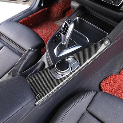 适用于13-19款宝马3系/3系/4系 F30 F34 F36碳纤维多媒体面板内饰