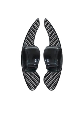 适用西雅特LEON伊比飒Arona欧悦搏Ateca碳纤维换挡拨片方向盘内饰