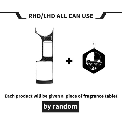 适用于06-09款日产尼桑350z中央控制储物盒扶手碳纤维贴内饰改装