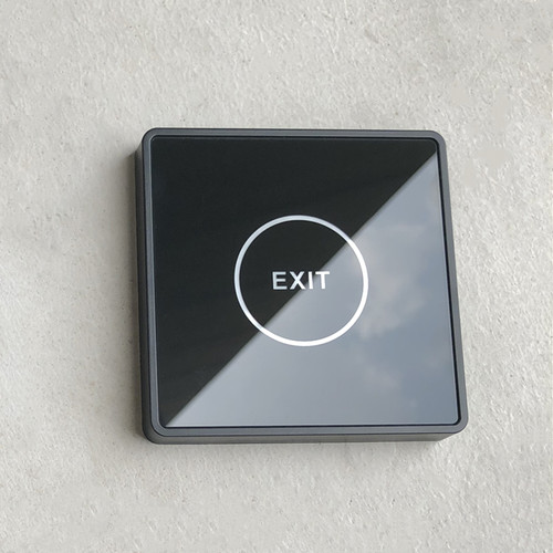 薄款 明装 门禁 触摸式 开关 钢化玻璃面 无线遥控 触摸出门按钮