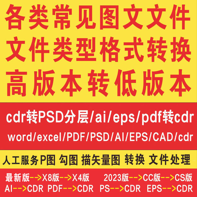 PDF，ai文件转曲文字转曲