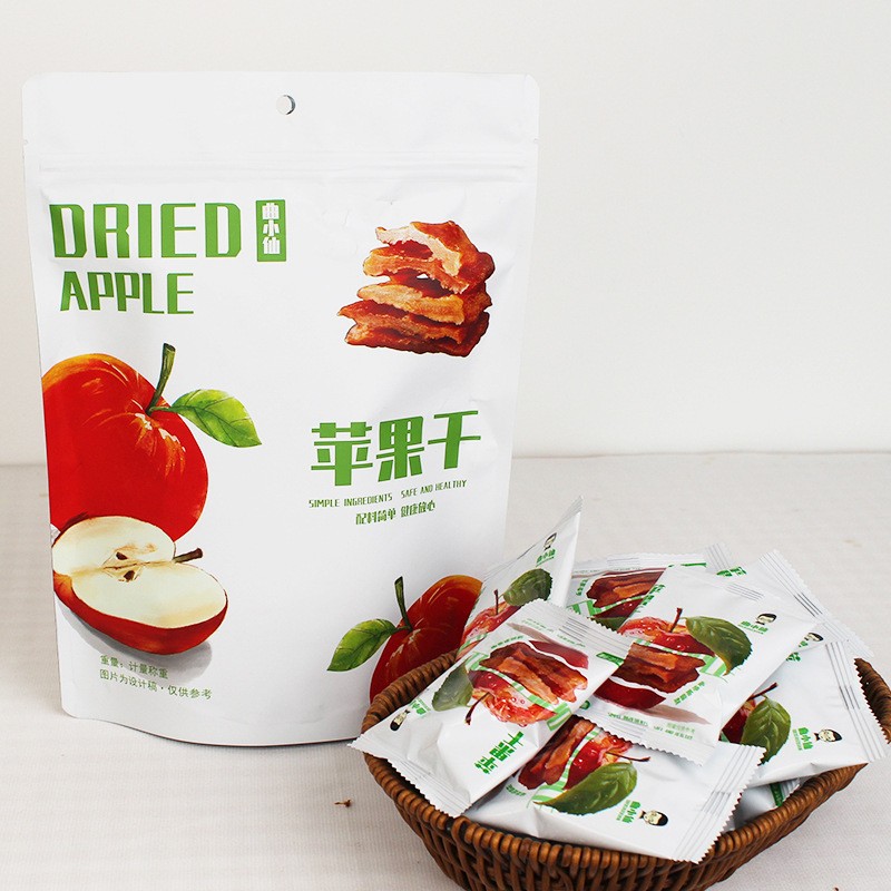 曲小仙苹果干农家自晒倒蒸山东烟台红富士软糯香甜小零食三蒸三晒