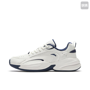 安踏Anta 白深蓝 ACE复古跑防滑耐磨低帮运动休闲鞋