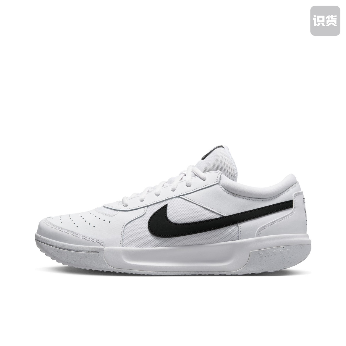 Nike Court Zoom Lite 3 Zoom缓震休闲透气 网球鞋白黑DV3258-101