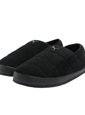 复古灯芯绒保暖拖鞋外穿男女款PUMA彪马撞色棉鞋休闲鞋TUFF402172