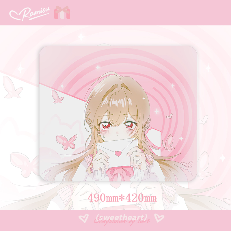 Ramisu 拉米苏外设-告白心愿微蚀刻玻璃鼠标垫 FPS专业电竞鼠标垫