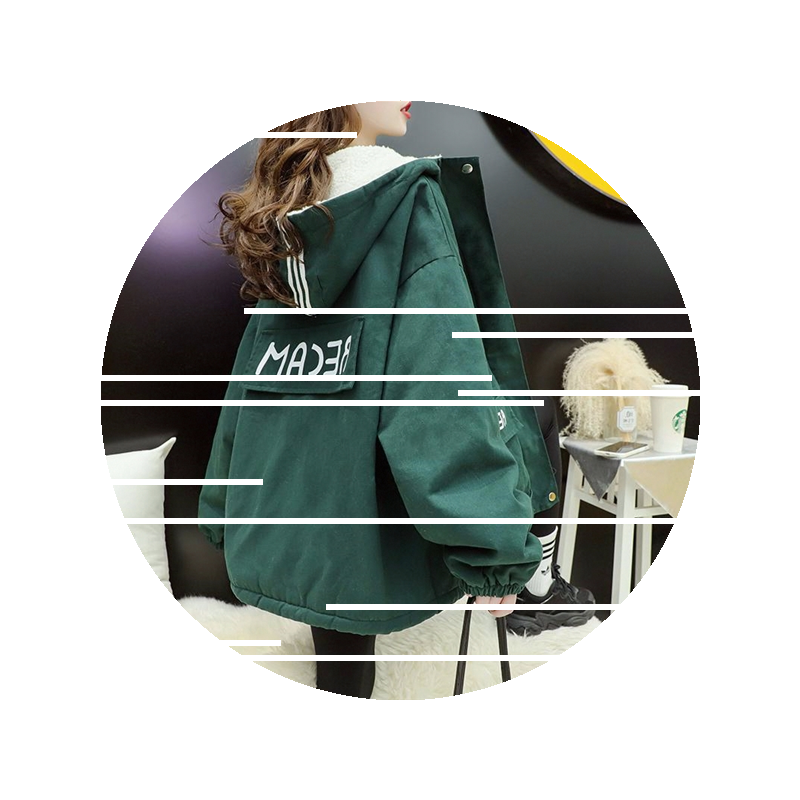 外套棉服宽松洋气工装冬新款炸街2025年秋棉衣加厚百搭韩版加绒女
