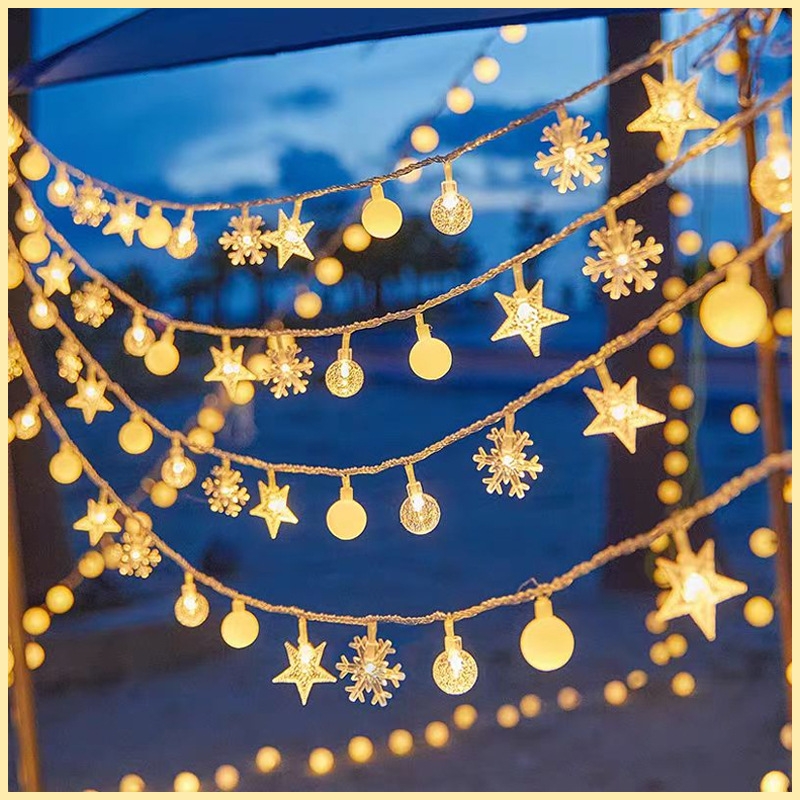 LED Waterproof Solar Light String Star Light Festival Small