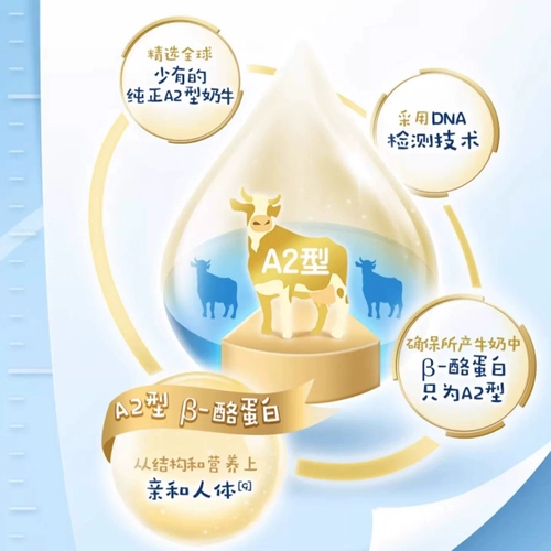 Новое обновление] Illi QQ Star High A2 Milk Source Дети рост порошок молока 4 сегменты 3-5-6 лет 700 г грамм